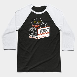 Schrodinger's Pizza Baseball T-Shirt